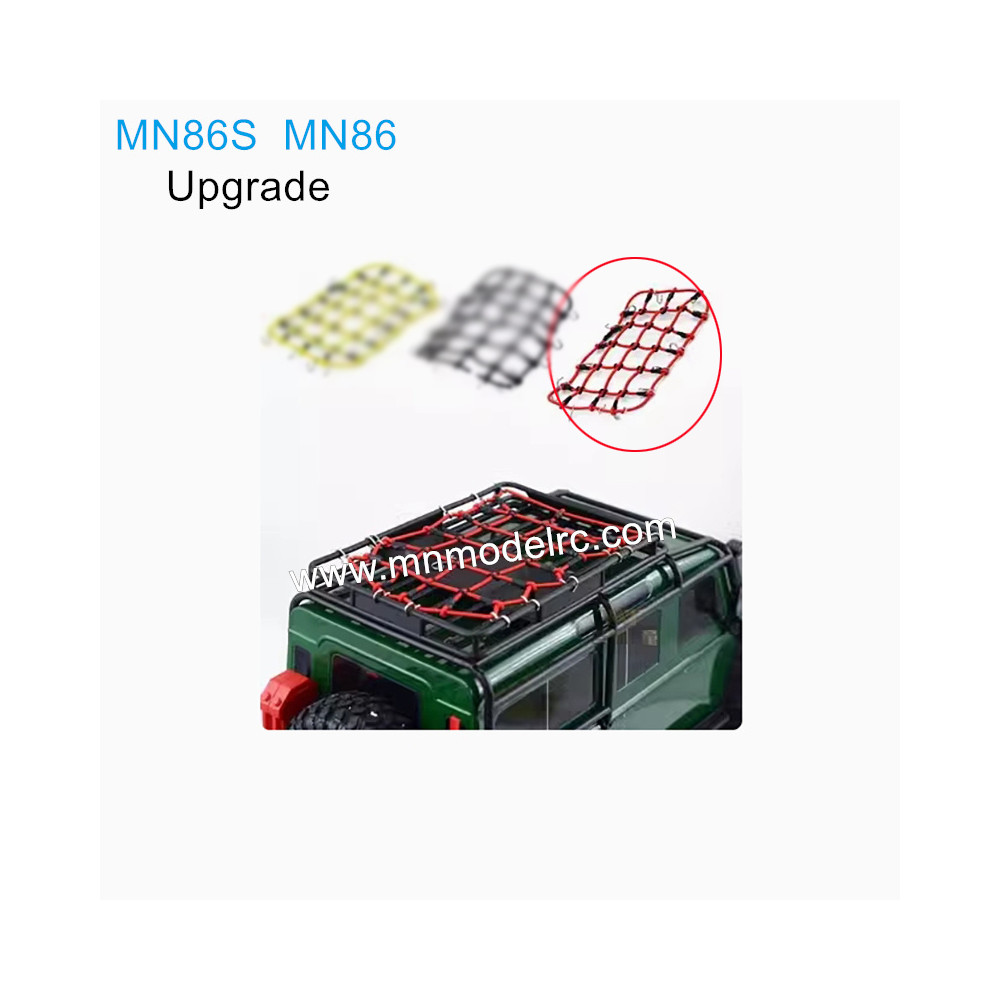 MN MODEL MN86S MN86 Upgraded Parts Luggage Net 3 Choices red