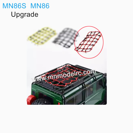 MN MODEL MN86S MN86 Upgraded Parts Luggage Net 3 Choices red