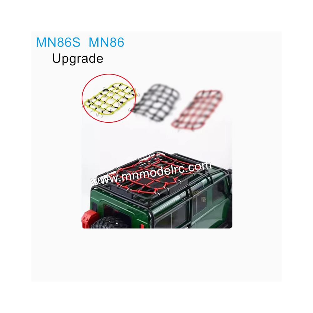 MN MODEL MN86S MN86 Upgraded Parts Luggage Net 3 Choices yellow