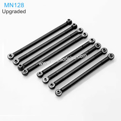 MN MODEL MN128 Upgraded Parts Metal Tie Rod 8 black