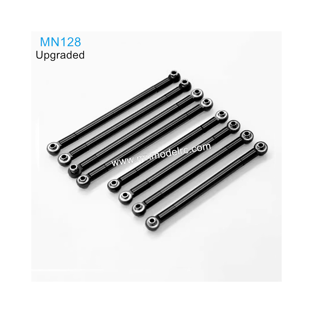 MN MODEL MN128 Upgraded Parts Metal Tie Rod 8 black