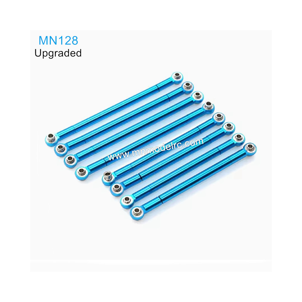MN MODEL MN128 Upgraded Parts Metal Tie Rod 8 blue