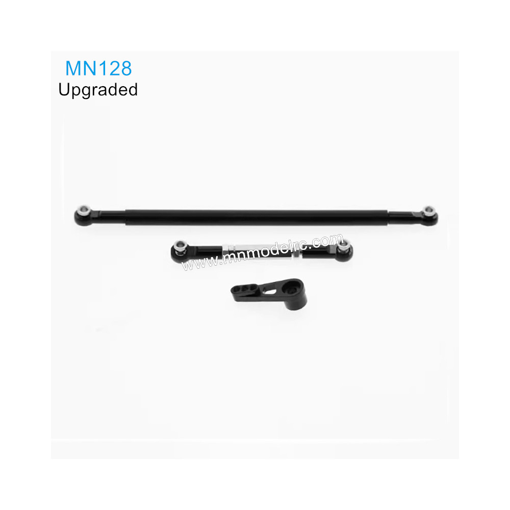 MN MODEL MN128 Upgraded Parts Steering Tie Rod black