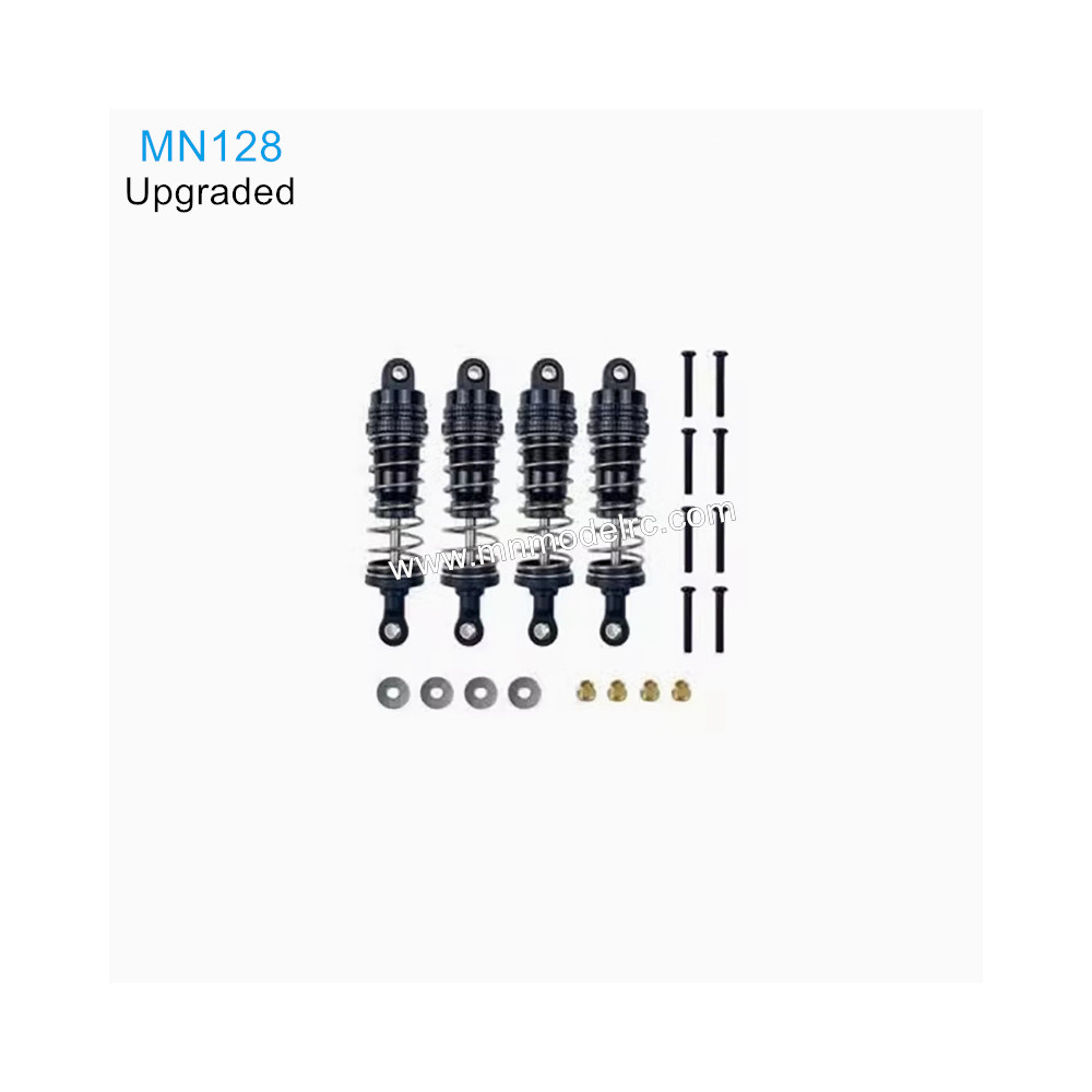 MN MODEL MN128 Upgraded Parts Metal Shock Absorber black