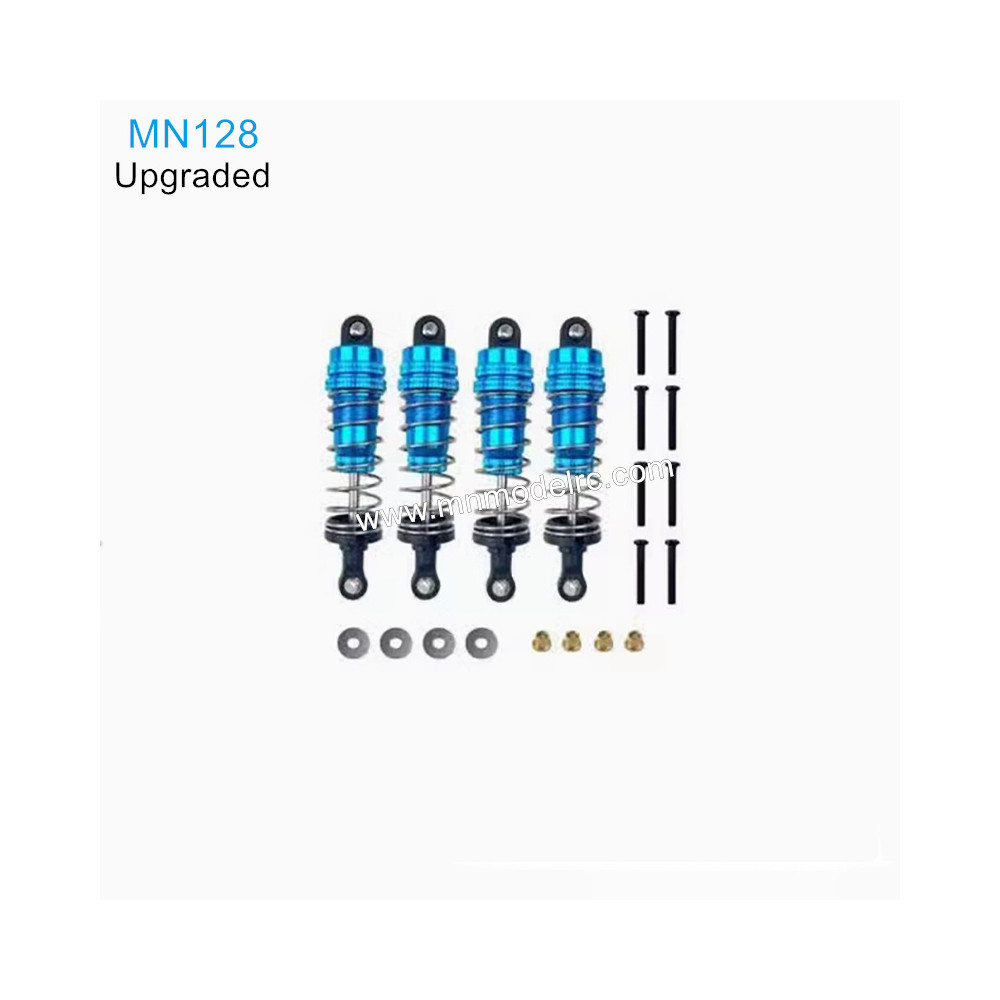 MN MODEL MN128 Upgraded Parts Metal Shock Absorber blue
