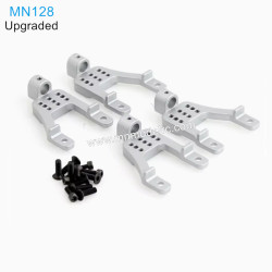 MN MODEL MN128 Upgraded Parts Metal Shock Absorber Bracket silver