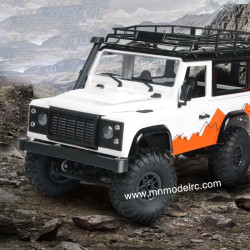 MN MODEL MN99 Full-scale 1:12 Four-wheel Drive Climbing Vehicle white-2