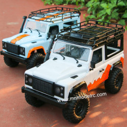 MN MODEL MN99 Full-scale 1:12 Four-wheel Drive Climbing Vehicle blue and white