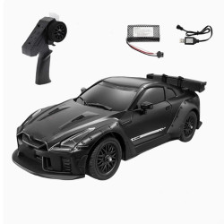 MN MODEL MN-268 1:16 Full Scale GTR Remote Control Drift Car Black-1