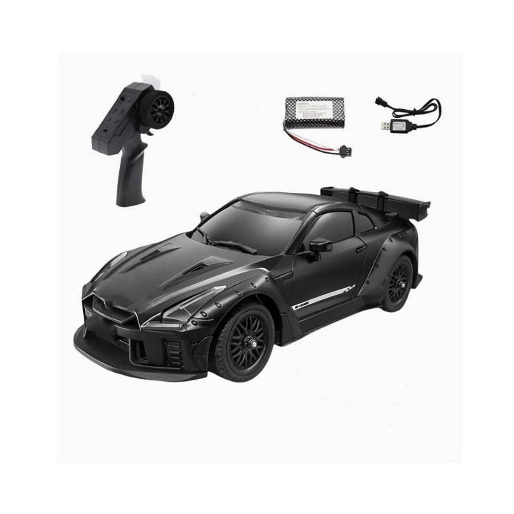 MN MODEL MN-268 1:16 Full Scale GTR Remote Control Drift Car Black-1