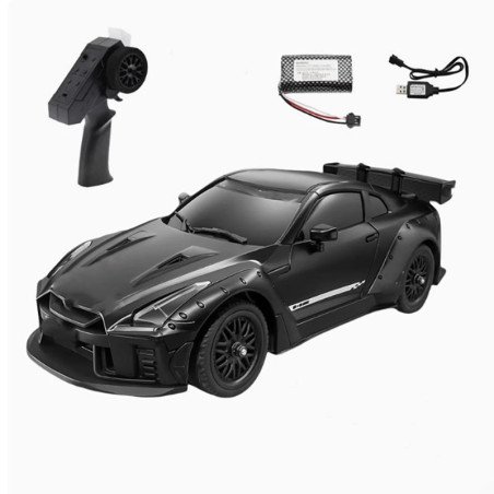 MN MODEL MN-268 1:16 Full Scale GTR Remote Control Drift Car Black-1