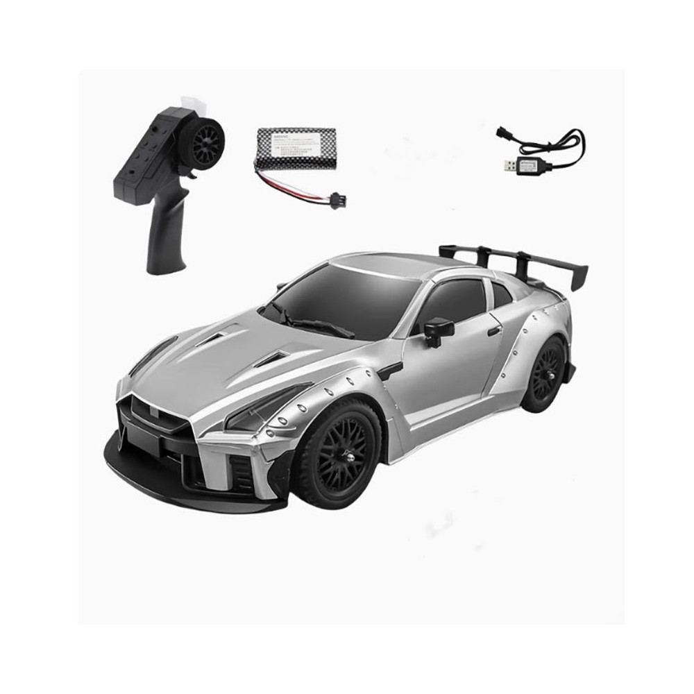 MN MODEL MN-268 1:16 Full Scale GTR Remote Control Drift Car silver-4