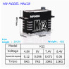 NANGU MN MODEL MN128 12KG Chaoyuewang 25g All-Metal Hollow Digital Servo-2