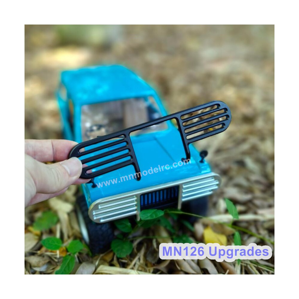 MN MODEL MN168 Upgrade Parts Metal From Bumper Black or Silver