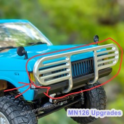 MN MODEL MN168 Upgrade Parts Metal From Bumper Silver