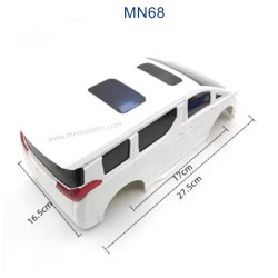 MN MODEL MN68 parts Car Shell white