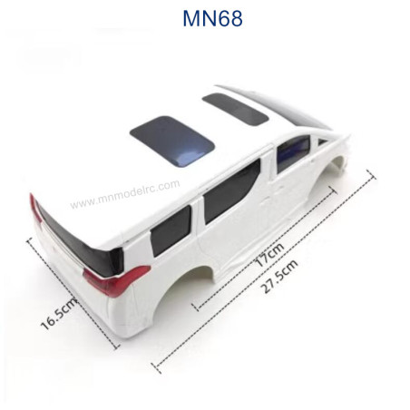 MN MODEL MN68 parts Car Shell white