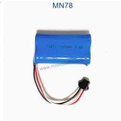 MN MODEL MN78 parts Battery 7.4V 1200mAh SM3P Plug