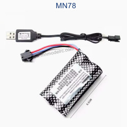 MN MODEL MN78 parts Chager and Battery 7.4V 1200mAh SM3P Plug