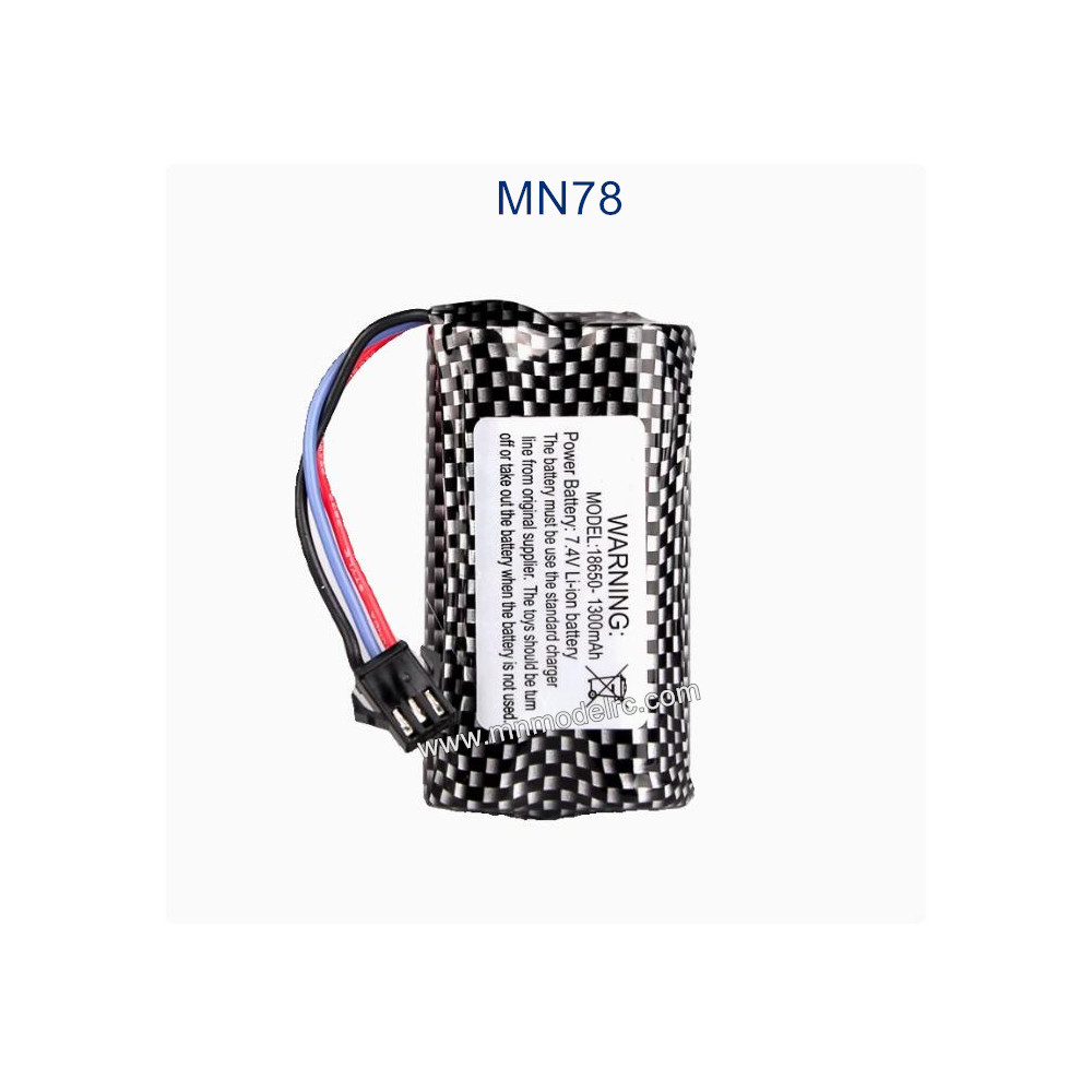 MN MODEL MN78 parts Battery 7.4V 1200mAh SM3P Plug MN MODEL MN78 parts Battery 7.4V 1200mAh SM3P Plug