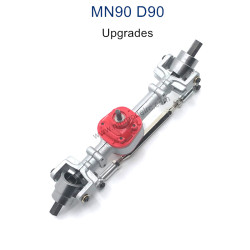 MN MODEL MN D90 Upgrade Parts Metal Front Axle Assembly silver