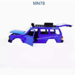 MN MODEL MN78 parts Car Shell Kit with LED blue