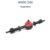 MN MODEL MN D90 Upgrade Parts Metal Rear Axle Assembly black