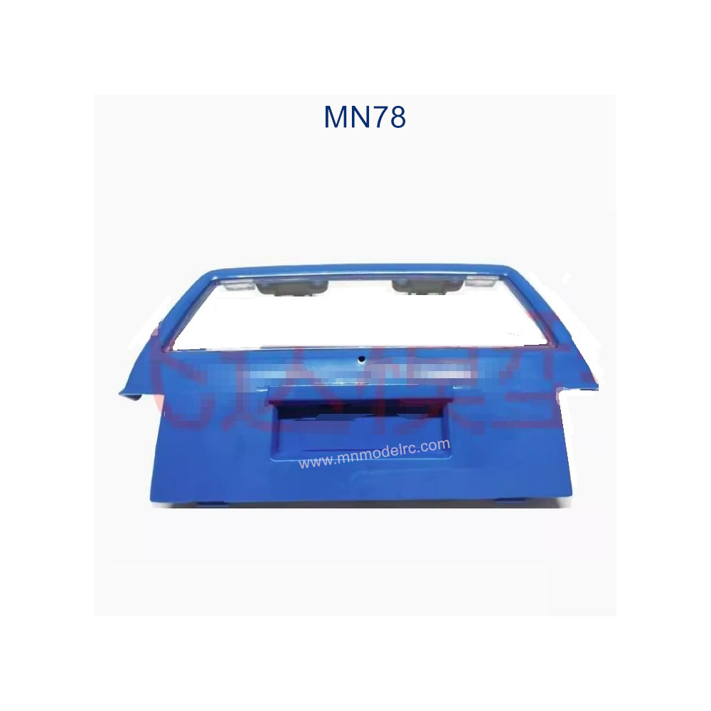 MN MODEL MN78 parts rear Car door blue