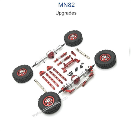 MN MODEL MN82 Upgrade parts Metal Kits red