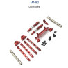 MN MODEL MN82 Upgrade parts Metal connect Rods and Shocks kit red