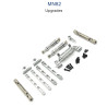 MN MODEL MN82 Upgrade parts Metal connect Rods and Shocks kit silver