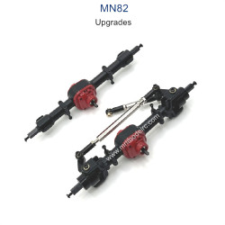 MN MODEL MN82 Upgrade parts Front and Rear Axle Assembly black