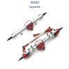 MN MODEL MN82 Upgrade parts Front and Rear Axle Assembly red