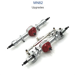 MN MODEL MN82 Upgrade parts Front and Rear Axle Assembly silver