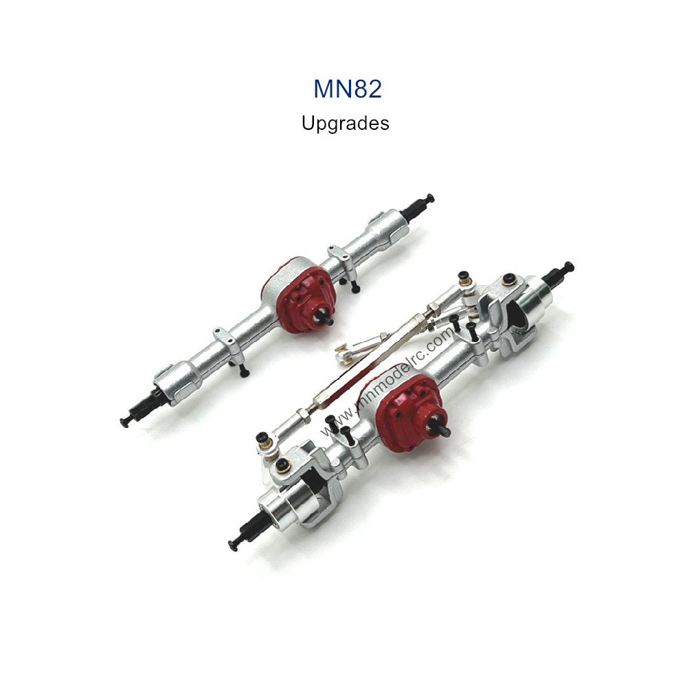 MN MODEL MN82 Upgrade parts Front and Rear Axle Assembly silver