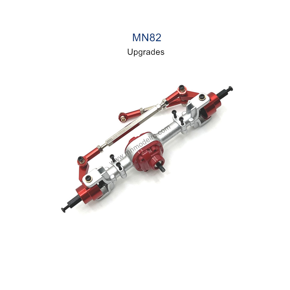 MN MODEL MN82 Upgrade parts Front Axle Assembly red