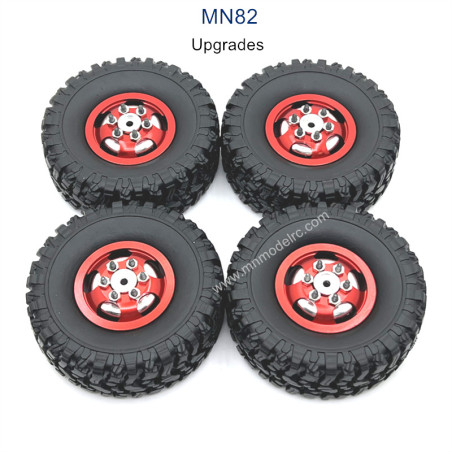 MN MODEL MN82 Upgrade parts Wheel Complete kit red
