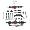 MN MODEL MN82 Upgrade parts Front and Rear Axles Kits Connect Rod Shocks black