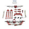 MN MODEL MN82 Upgrade parts Front and Rear Axles Kits Connect Rod Shocks red