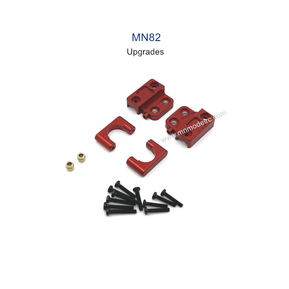 MN MODEL MN82 Upgrade parts Rear axle spring plate fastener red