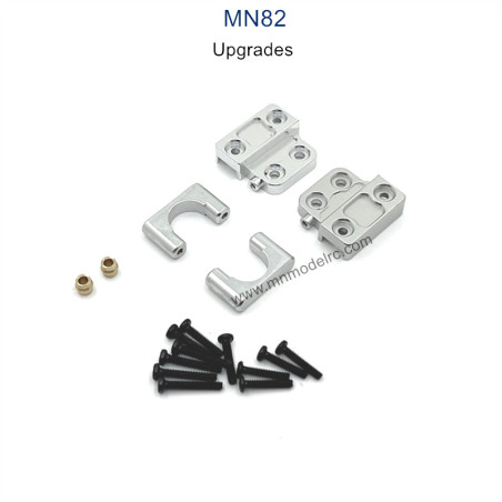 MN MODEL MN82 Upgrade parts Rear axle spring plate fastener silver