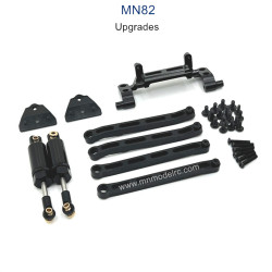 MN MODEL MN82 Upgrade parts Connect Rod Oli Shock kit black