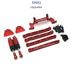 MN MODEL MN82 Upgrade parts Connect Rod Oli Shock kit red