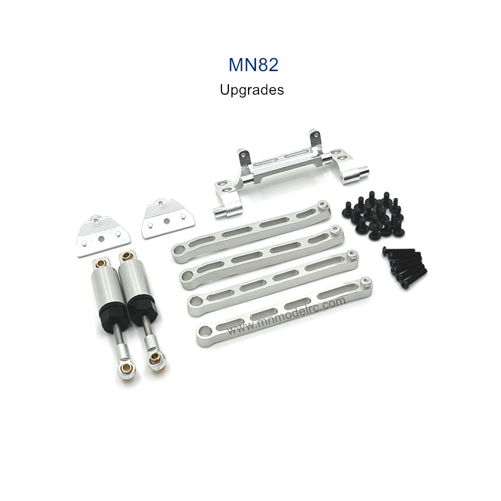 MN MODEL MN82 Upgrade parts Connect Rod Oli Shock kit silver
