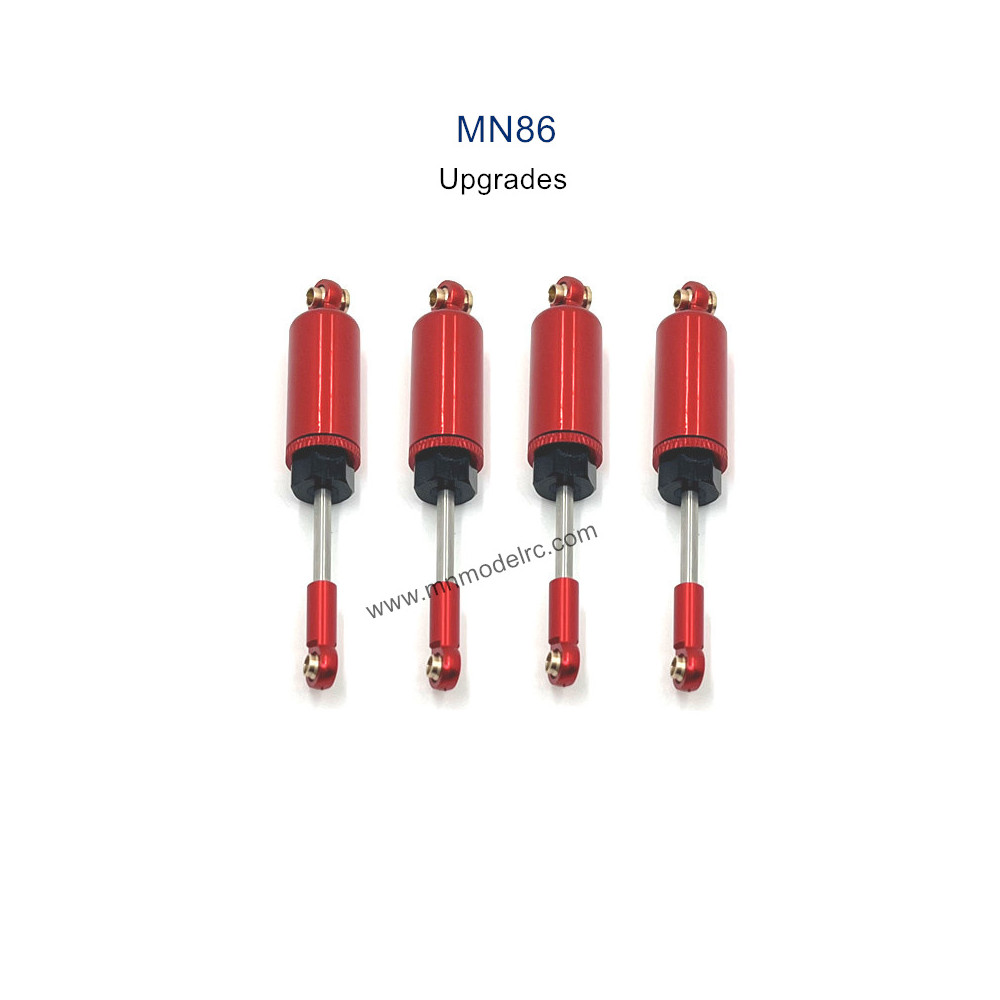 MN MODEL MN86 Upgrade parts Hydraulic pressure Shock red