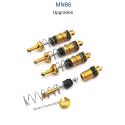 MN MODEL MN86 Upgrade parts Metal Oil Shock yellow
