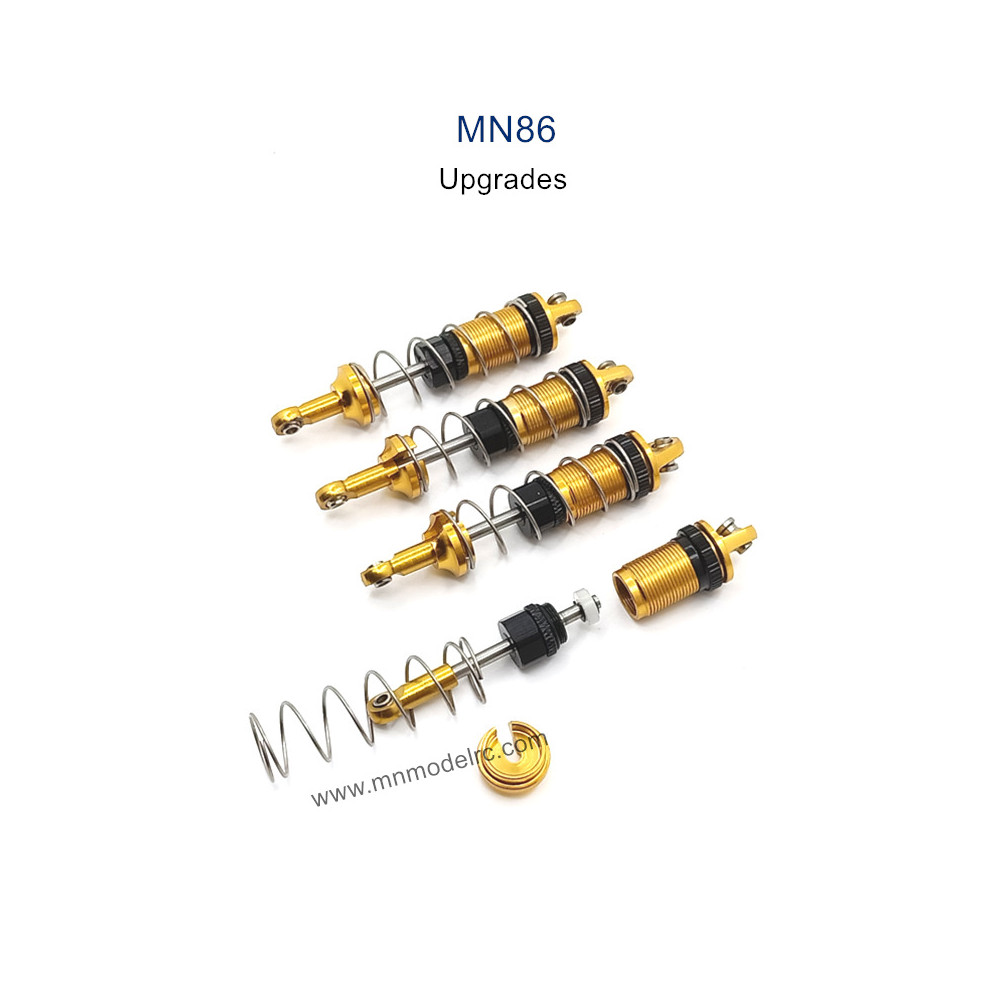 MN MODEL MN86 Upgrade parts Metal Oil Shock yellow