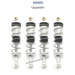 MN MODEL MN86 Upgrade parts Metal Oil Shock silver