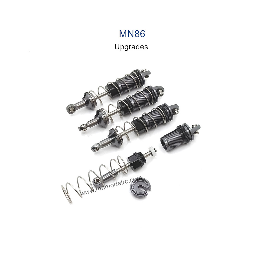 MN MODEL MN86 Upgrade parts Metal Oil Shock gray