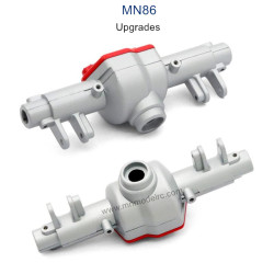 MN MODEL MN86 Upgrade parts Metal Front and Rear Gearbox Cover white